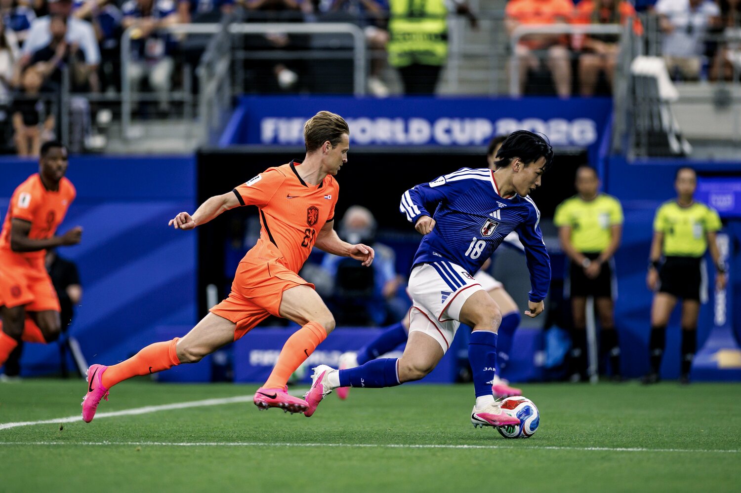 日本とオランダは決勝トーナメント進出に向けては大きく優位な状況にある　©Kiichi Matsumoto/JMPA