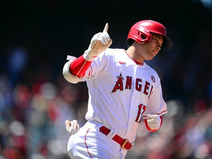 大谷翔平は「本塁打しか打たんのでHR王も…」 MLB史上でも常識外れのペースなので“シーズン60発”狙えるか調べてみた<Number Web> photograph by USA TODAY Sports/REUTERS/AFLO