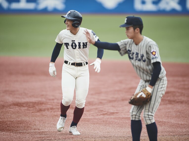 大阪桐蔭2年・松尾汐恩　©Yuki Suenaga