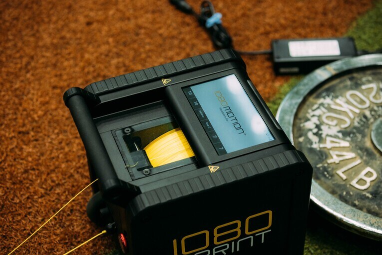 大谷の進化の秘密のひとつと考えられる最新機器「1080スプリント」　撮影：北原基行