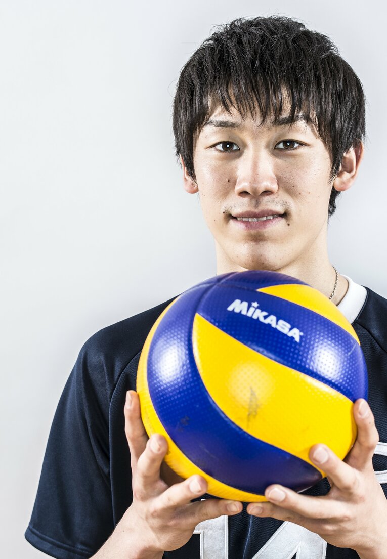 中央大学時代の石川祐希（2015年）©Takuya Sugiyama