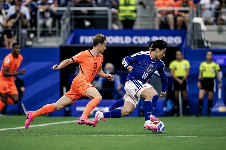日本とオランダは決勝トーナメント進出に向けては大きく優位な状況にある　©Kiichi Matsumoto/JMPA