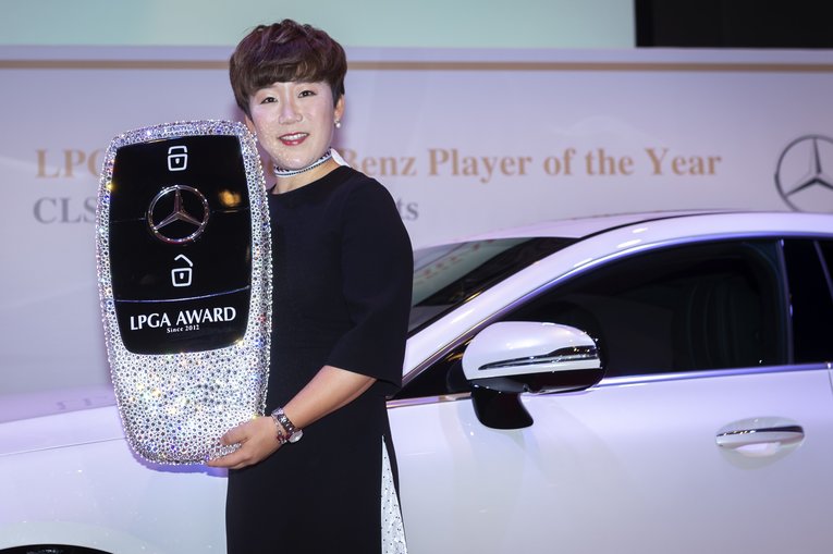 申ジエ（2018年LPGAアワード）©︎Takuya Sugiyama