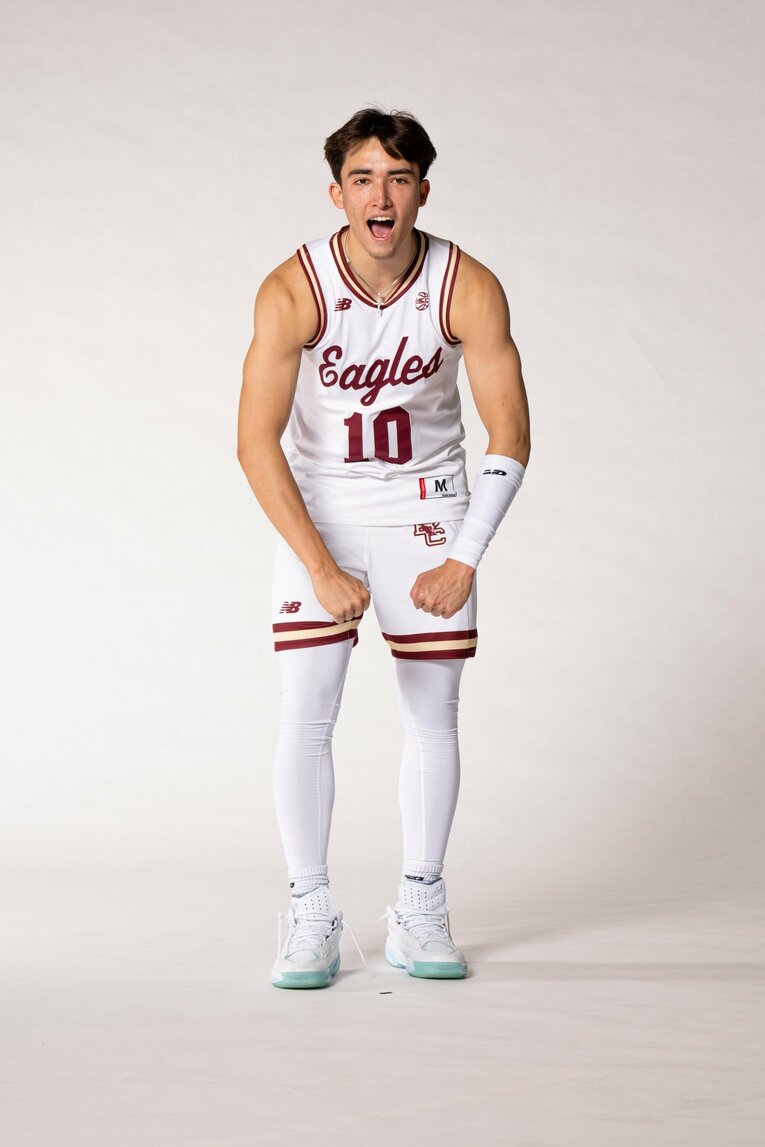 ボストン大でプレーするテーブス流河（20歳）　©︎Boston College Athletics