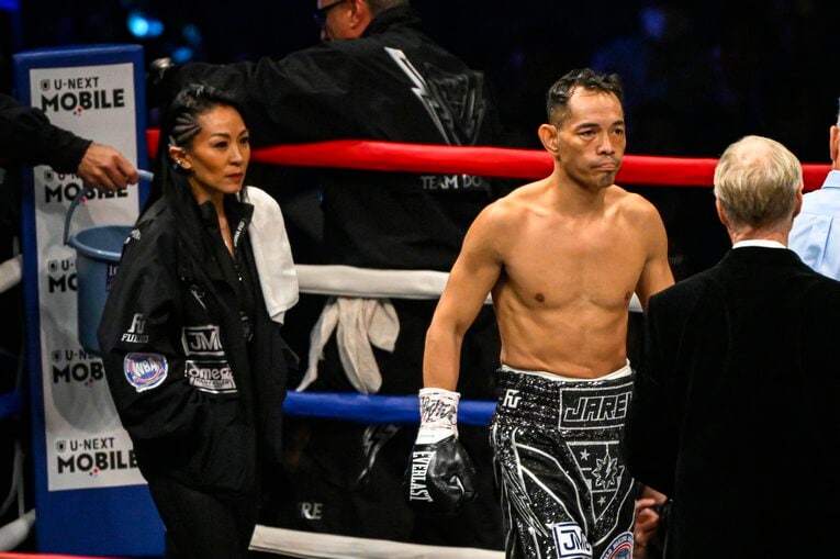 試合開始直前のノニト・ドネア　©Takuya Sugiyama