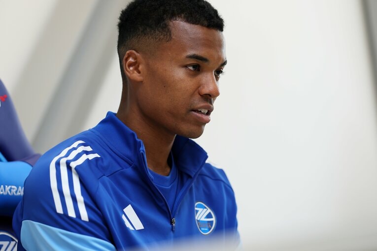 本人にとっては悔恨の記憶となったブラジル戦をあらためて振り返った望月ヘンリ海輝　©️Shigeki Yamamoto