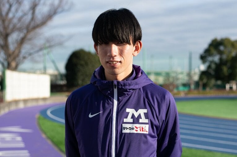 【あの韮山高メンバーのあれから】明治大競争部主将を務めた小澤大輝（4年）。小澤は5年前高校駅伝で奇跡を起こした韮山高ランナーの1人だ　©Miki Fukano