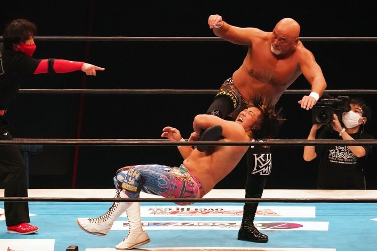 武藤と棚橋の攻防に新日ファンは大いに沸いた