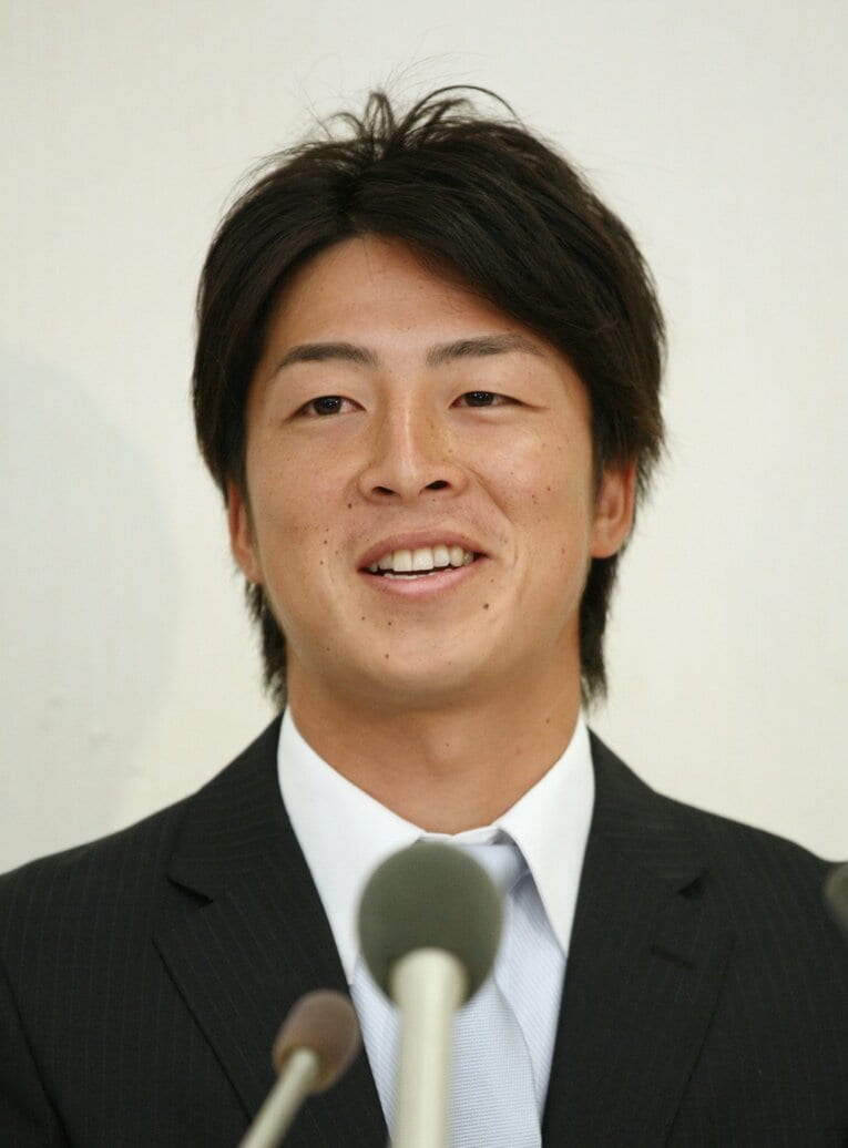 確かに石川遼にソックリ？　アンナ夫人が一目惚れしたルーキー時代の美馬学　©JIJI PRESS