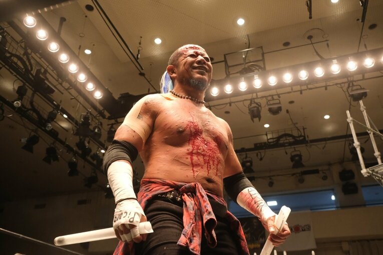 デスマッチのカリスマ・葛西純　©Norihiro Hashimoto