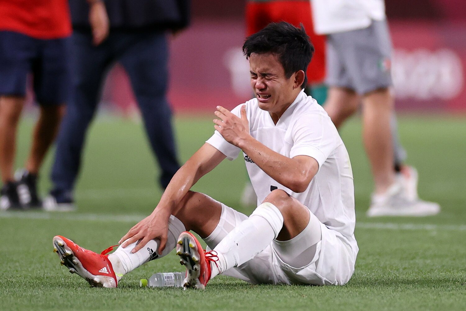 号泣した久保　©Getty Images