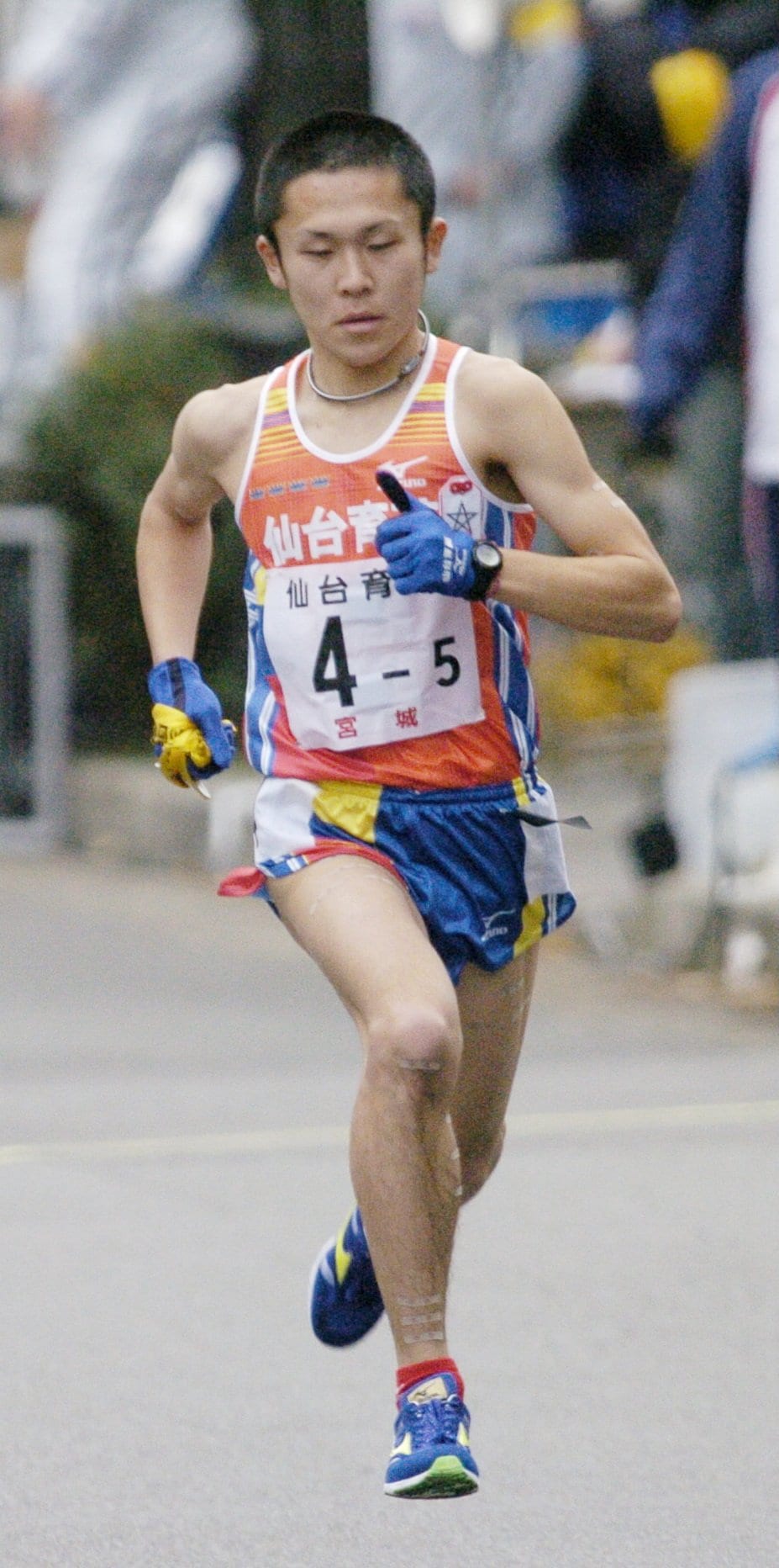 仙台育英高時代の釜石 ©︎JIJI PRESS