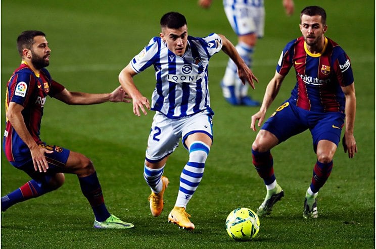 ソシエダの新星バレネチュアも投入されたが……