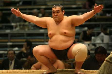 力士時代の田代良徳（現役時代の四股名は東桜山勝徳） 写真提供：田代良徳