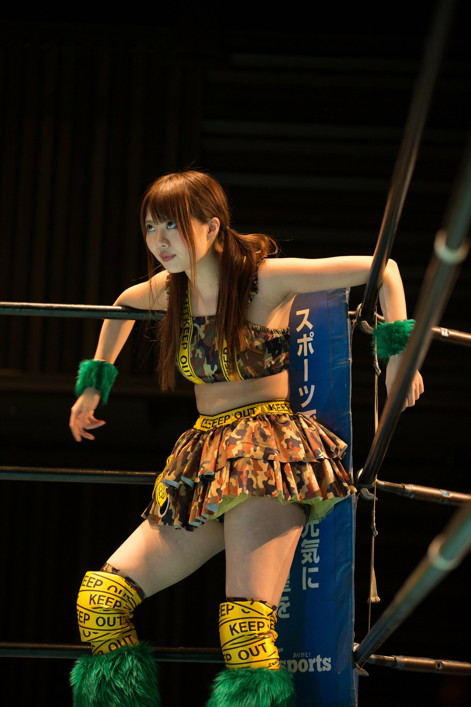 リング上でもグラドルとして見られているという意識が高いという　©本人提供