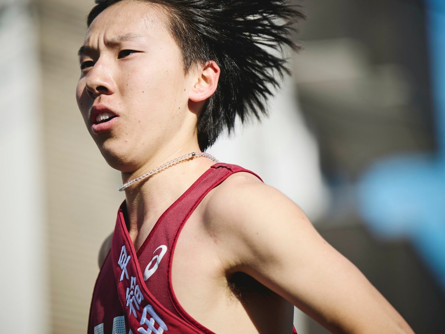 3区を走った太田も1万m27分台ランナー。同時期に同じ大学で1万m27分台3人は大学駅伝史上初めてのことだ　©️Yuki Suenaga