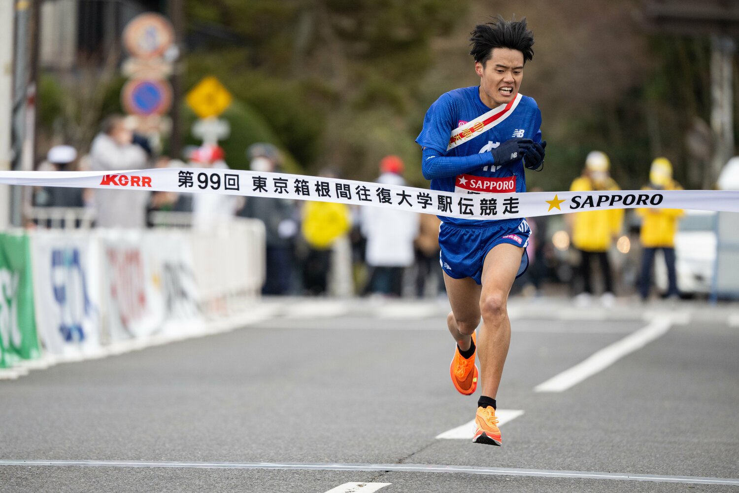 城西大学の“山の妖精”山本唯翔がゴールするまで5区の区間新記録保持者だった四釜　©Nanae Suzuki