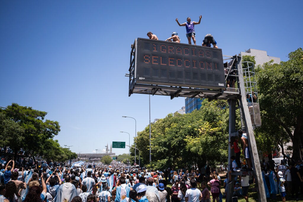 街中はただただカオス　©Getty Images