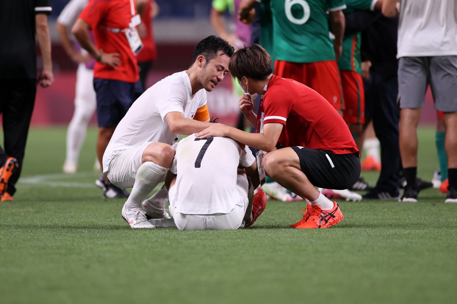 東京五輪3位決定戦、日本はメキシコ相手の敗戦に涙をのんだ ©Getty Images