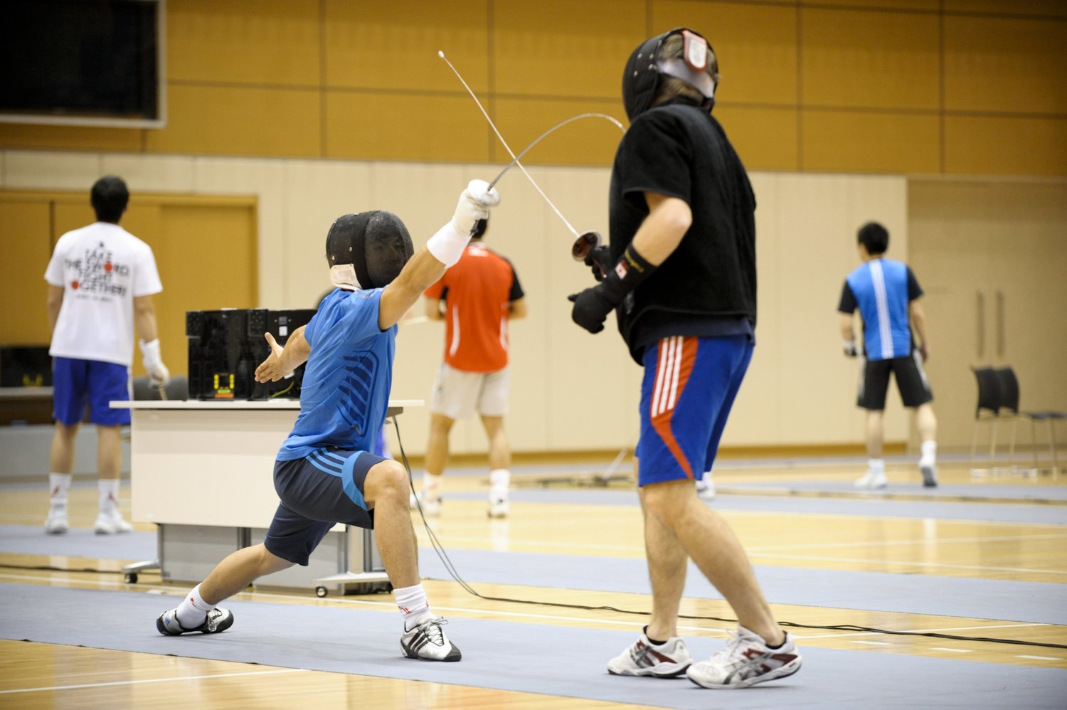 2015年3月調べのデータでは、フェンシングに花粉症の人が多かったという©Asami Enomoto