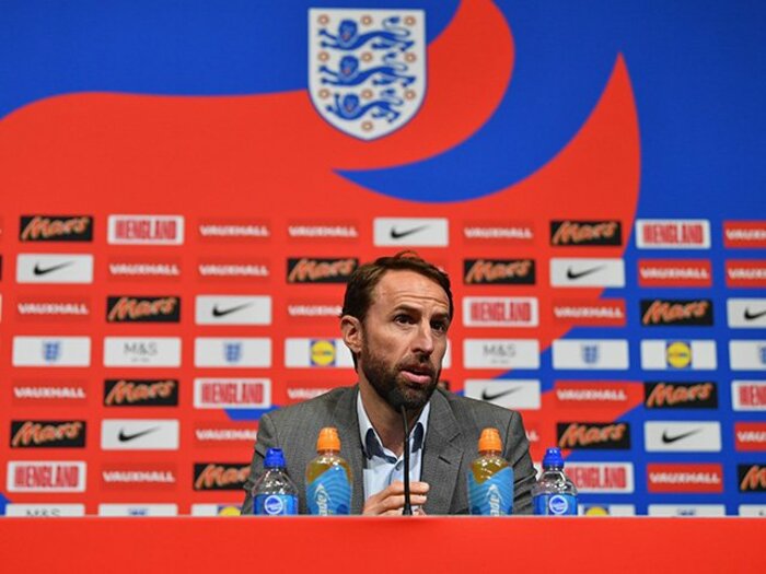 母親に叱られるほど気弱な青年監督。サウスゲイトはW杯で母国再建なるか。<Number Web> photograph by Getty Images