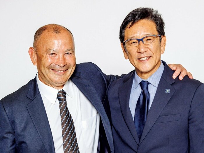 《夢の対談が実現!》栗山英樹×エディー・ジョーンズ「選手の選考基準とは?」栗山監督が聞いたエディーさんへの質問<Number Web> photograph by Kiichi Matsumoto