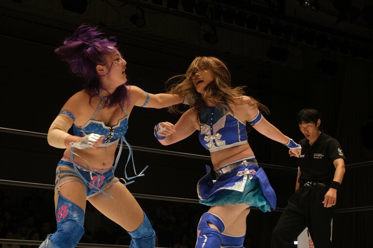 スターダムの大学生レスラー・妃南　©Norihiro Hashimoto