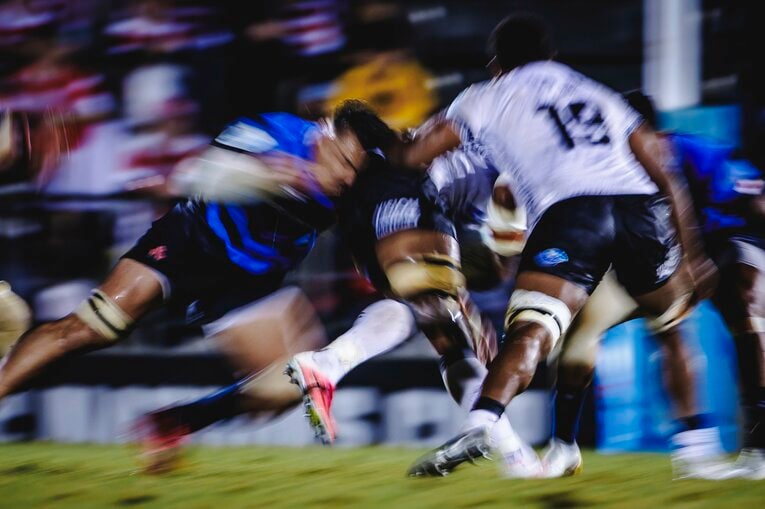 難敵フィジーを相手に劇的な逆転勝利を収めたフィジー戦　©Kiichi Matsumoto