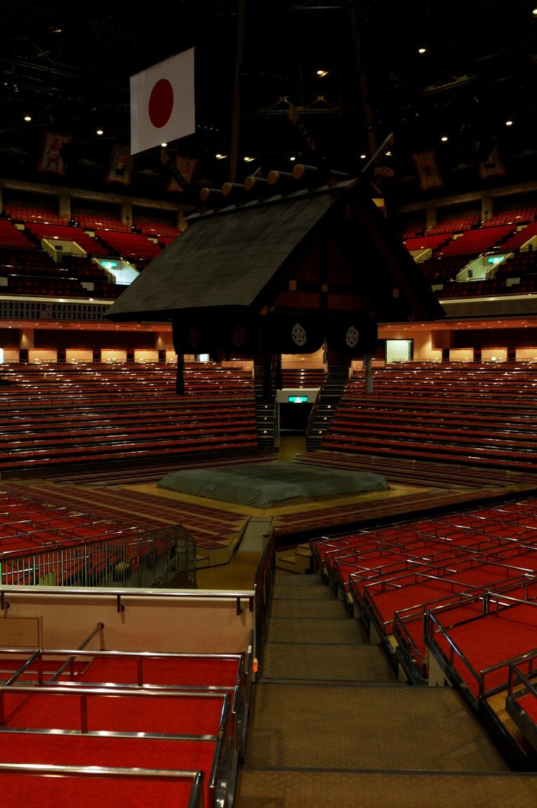 両国国技館の館内　©JMPA