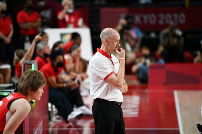 トム・ホーバスHC（現・男子代表HC）©︎Asami Enomoto/JMPA