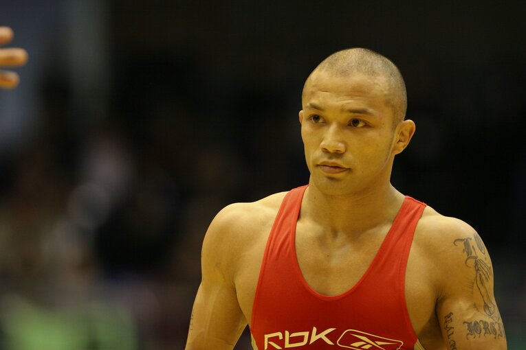 2006年7月、レスリングに電撃復帰した　©BUNGEISHUNJU