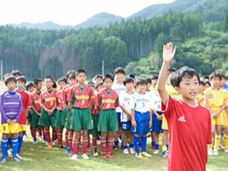 9月22日に行なわれた早稲田カップ開会式。元気に選手宣誓。