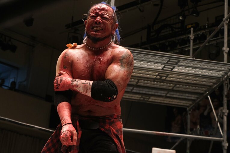 デスマッチのカリスマ・葛西純　©Norihiro Hashimoto