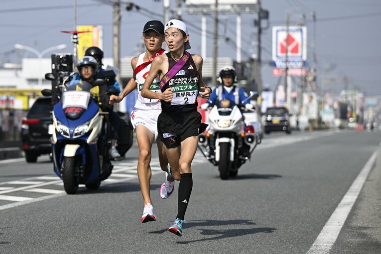 昨年11月の全日本大学ではエース区間の7区を走り、区間賞だった平林　©Asami Enomoto