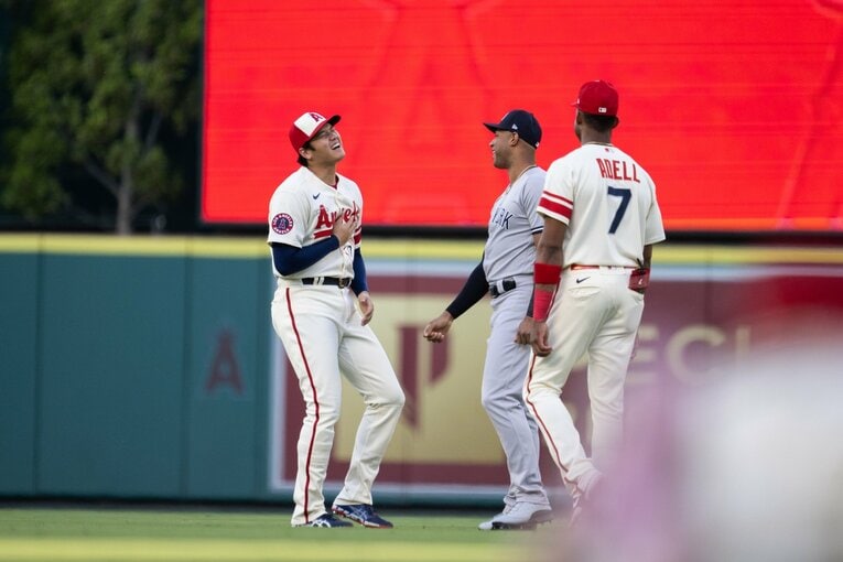 ヤンキースの選手にあいさつに行ったら…（5枚目／全5枚）©Nanae Suzuki