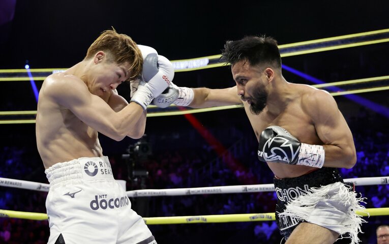 井上尚弥を相手に健闘したラモン・カルデナス　©︎Steve Marcus/Getty Images