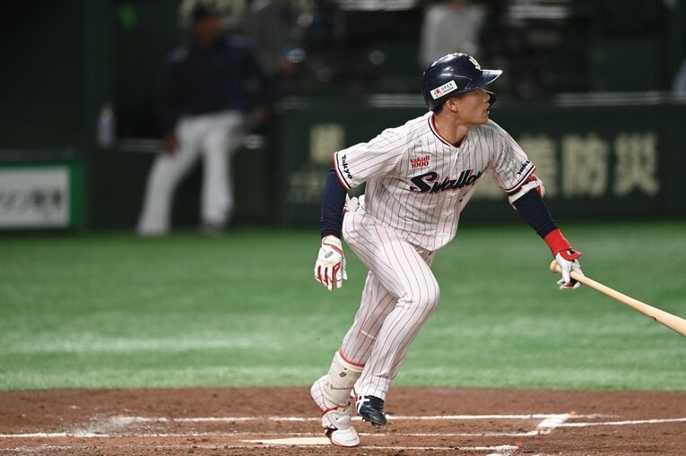 ヤクルト塩見泰隆　©︎Naoya Sanuki