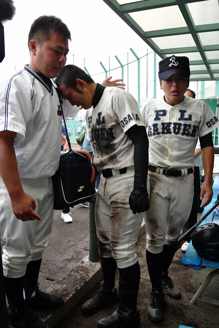 【PL学園、最後の夏】PL学園は1点差で東大阪大柏原に敗れた　©Hideki Sugiyama