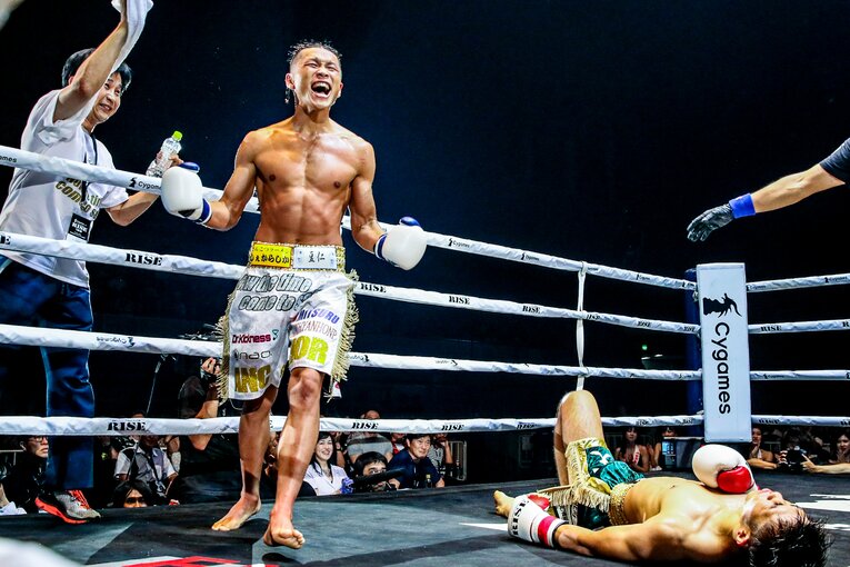 RISE125　野辺広大戦での裕樹　(C)Susumu Nagao