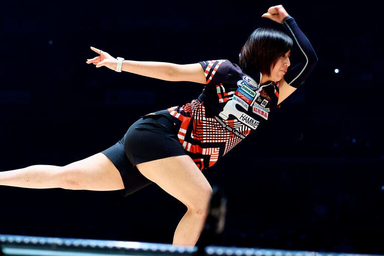 プロボウラー部門女子優勝の大嶋有香プロ　©Kayo Sekiguchi