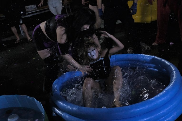 8月1日に開催された666の納涼夏祭り興行