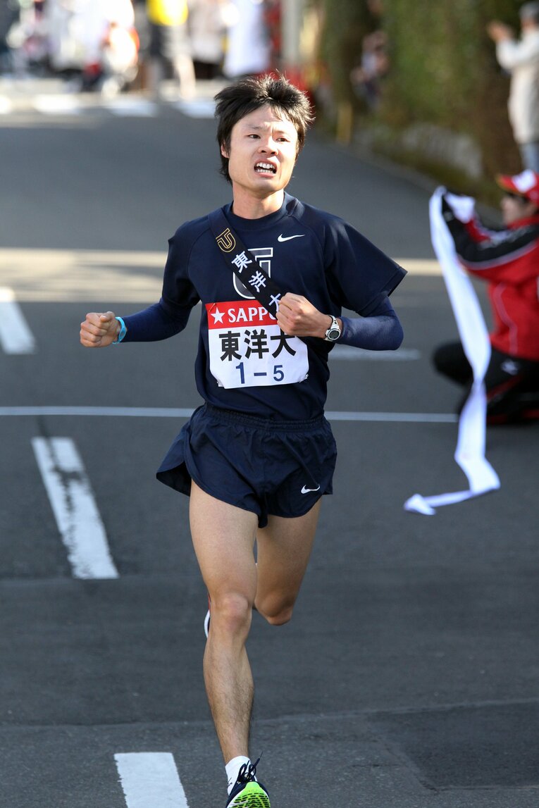 山の5区で無類の強さを見せた柏原竜二（東洋大）　©Shigeki Yamamoto