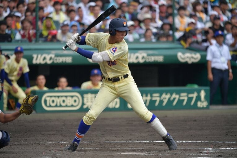 2019年夏の甲子園決勝、履正社戦での奥川恭伸　©︎Hideki Sugiyama
