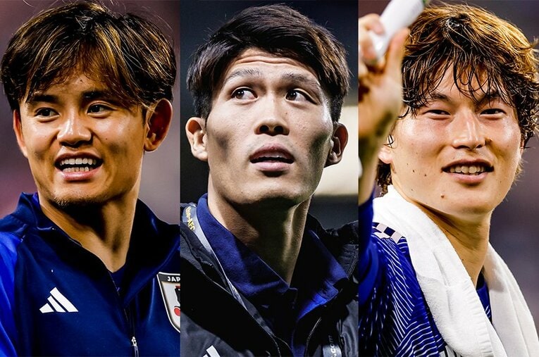 久保建英、冨安健洋、古橋亨梧……今季CLでは日本人選手の活躍が目立っている ／ photograph by Kiichi Matsumoto