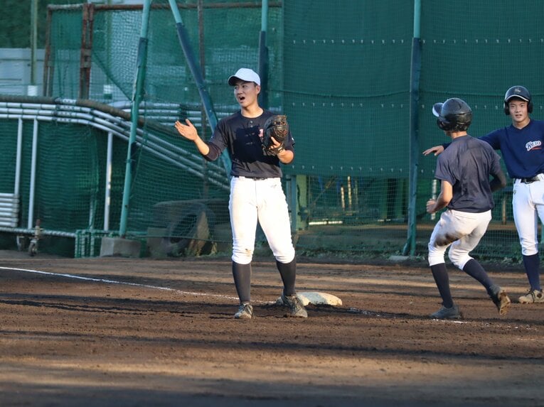 慶應高の練習の様子　©Kou Hiroo