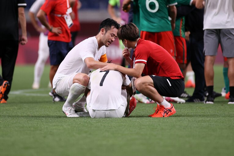 東京五輪3位決定戦、日本はメキシコ相手の敗戦に涙をのんだ　©Getty Images