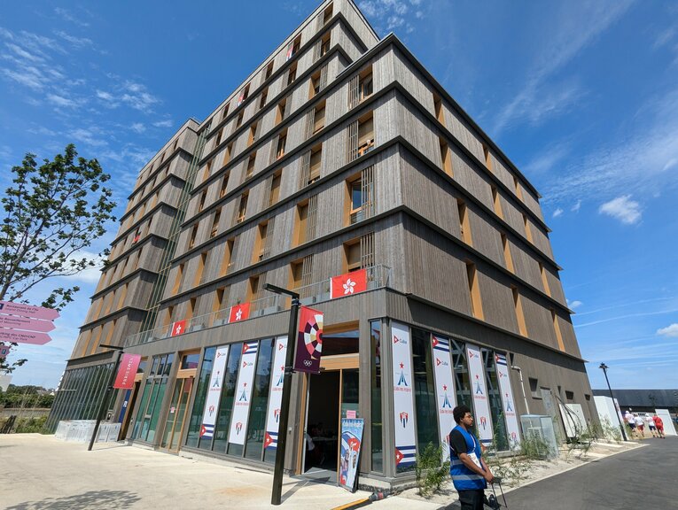 パリ五輪の選手村（全56枚）©JMPA