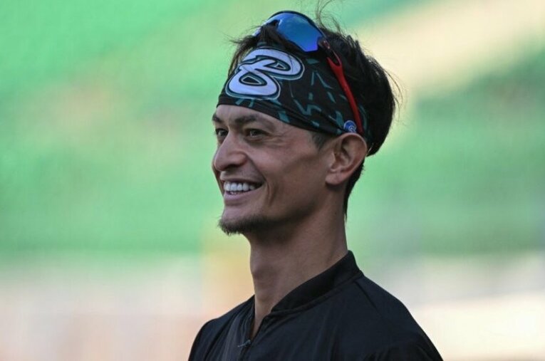 2022年に続いてベネズエラのブラボスでプレーした乙坂智。オールスターにも初出場を果たしたが、本人にとっては「重圧」のあったシーズンだったという ／ photograph by Tomo Otosaka