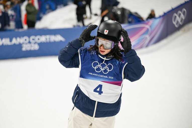 ミラノ五輪男子ハープパイプ決勝【スワイプするとそのほかの写真もご覧になれます】　©Nanae Suzuki／JMPA