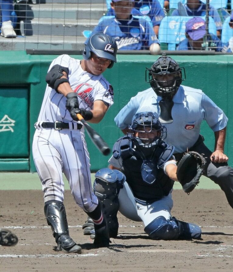 蛭間拓哉／浦和学院 ／ photograph by JIJI PRESS